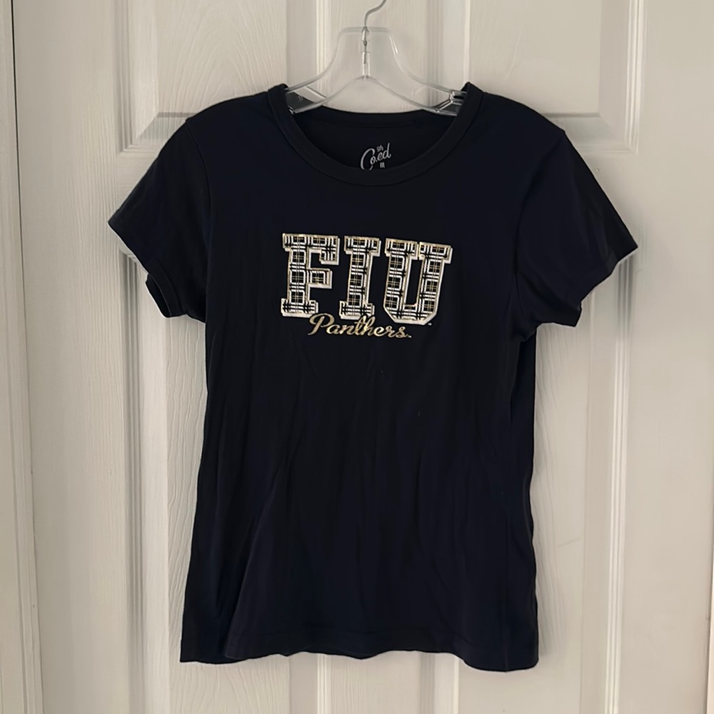 FIU Plaid Tee Size M